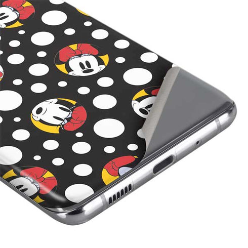 Disney Minnie Mouse Bubbles Face Pattern Galaxy S20 Ultra 5G Skin